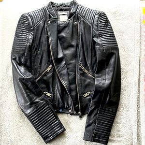 Zara Leather Biker Jacket